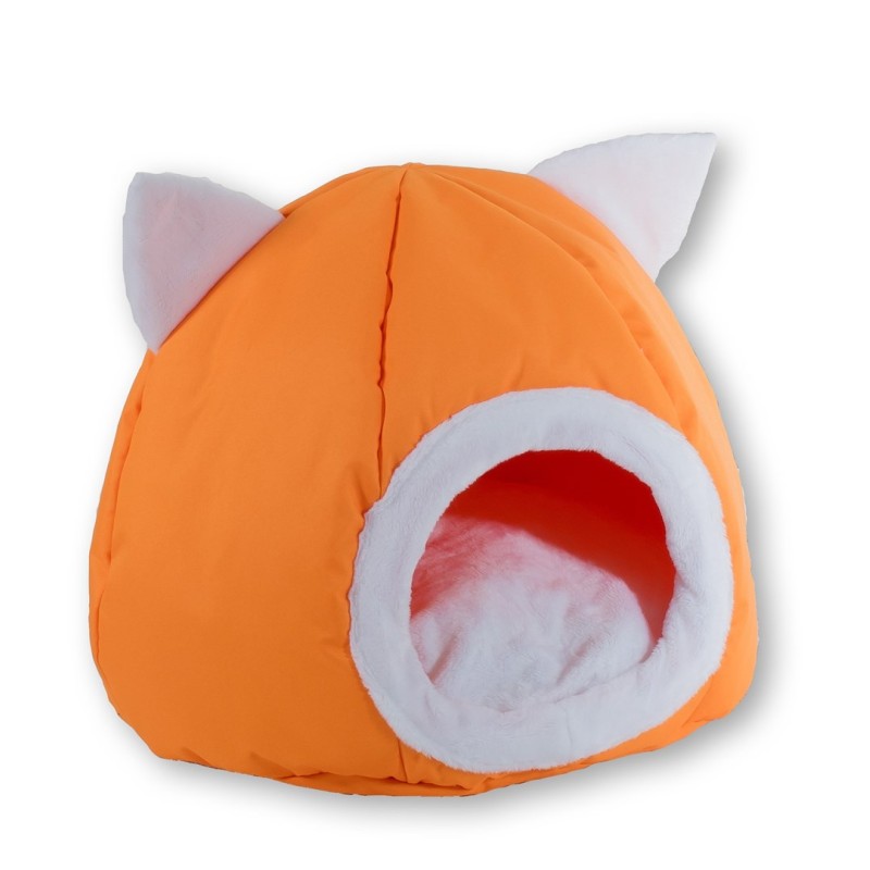 GO GIFT cat bed - orange - 40x40x34 cm GO GIFT cat bed - orange - 40x40x34 cm