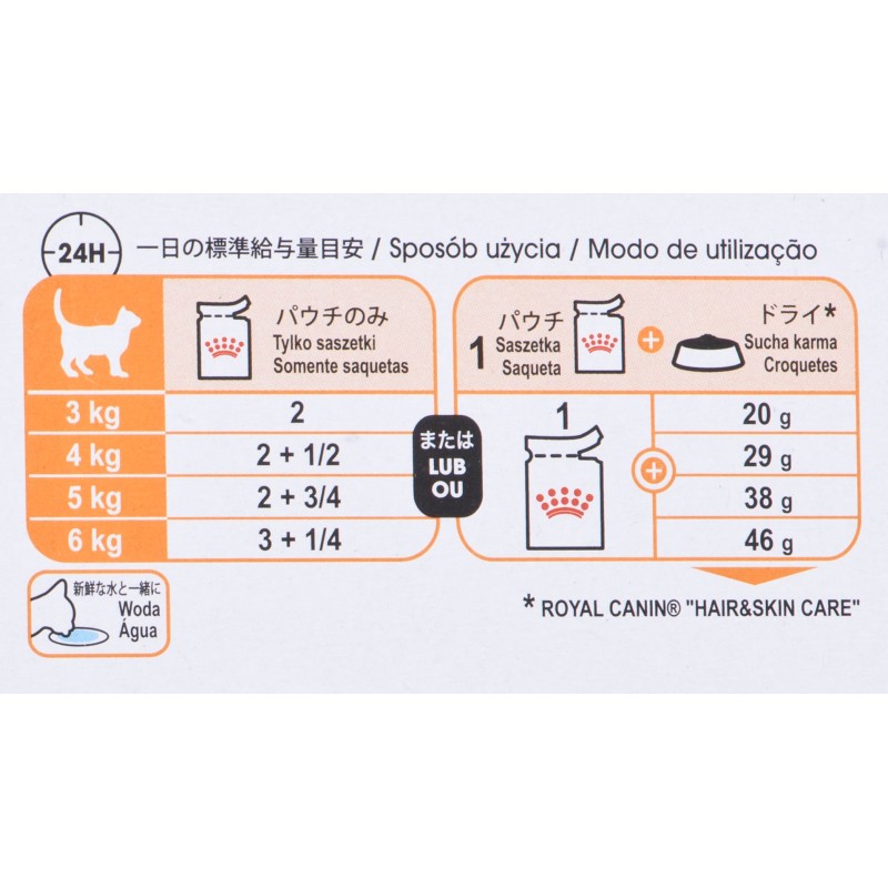 ROYAL CANIN Intense Beauty Wet cat food Chunks in sauce 12x85 g