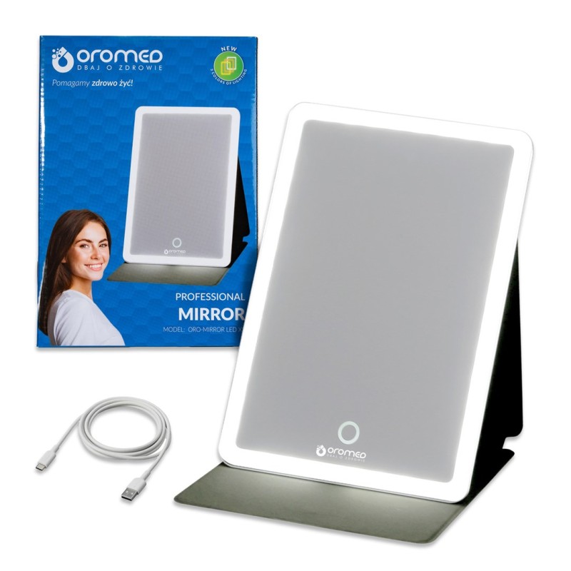 Make-up mirror with LED lighting OROMED ORO-MIRROR LED X2 Make-up mirror with LED lighting OROMED ORO-MIRROR LED X2