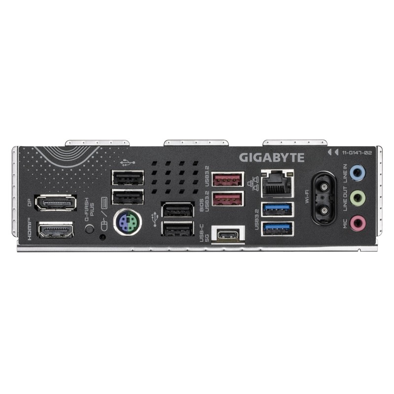 GIGABYTE B850 EAGLE WIFI6E Motherboard - AMD Ryzen 9000 Series CPUs, 8+2+2 Phases Digital VRM, up to 8200MHz DDR5 (OC), 1xPCIe 5.0 + 2xPCIe 4.0 M.2, GbE LAN, WIFI 6E, USB 3.2 Gen 2 GIGABYTE B850 EAGLE WIFI6E Motherboard - AMD Ryzen 9000 Series CPUs, 8+2+2 Phases Digital VRM, up to 8200MHz DDR5 (OC), 1xPCIe 5.0 + 2xPCIe 4.0 M.2, GbE LAN, WIFI 6E, USB 3.2 Gen 2