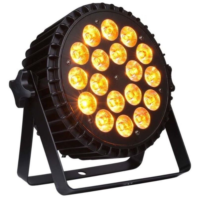 LIGHT4ME ALU QUAD PAR 18x6W RGBW - stage spotlight