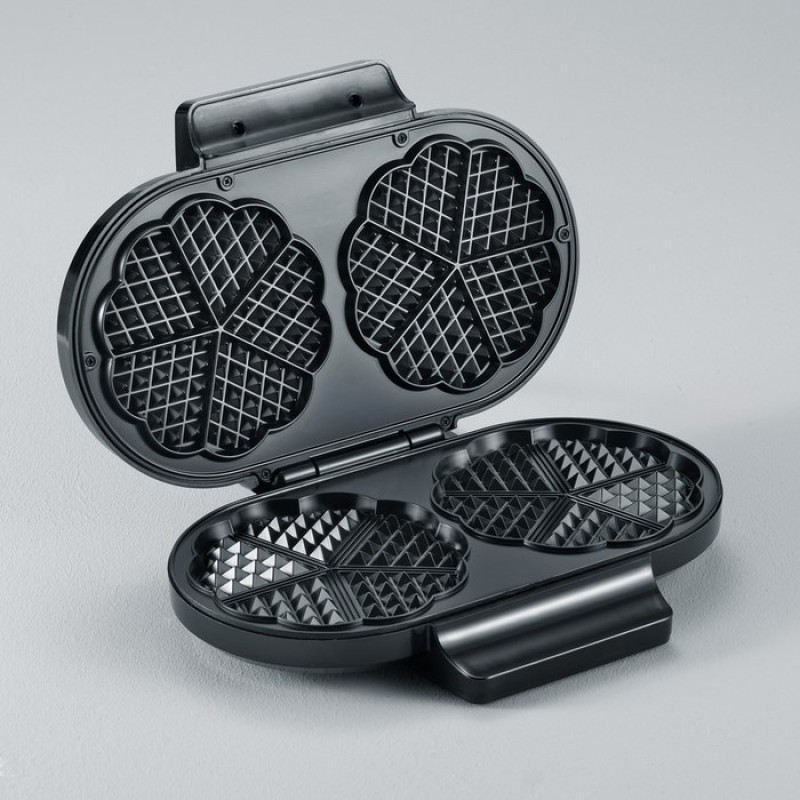 SEVERIN DOUBLE WAFFLE IRON, STEEL, 1200W WA2106 SEVERIN DOUBLE WAFFLE IRON, STEEL, 1200W WA2106