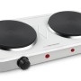 Esperanza EKH010W Adjustable electric cooker, 2 heating fields, white