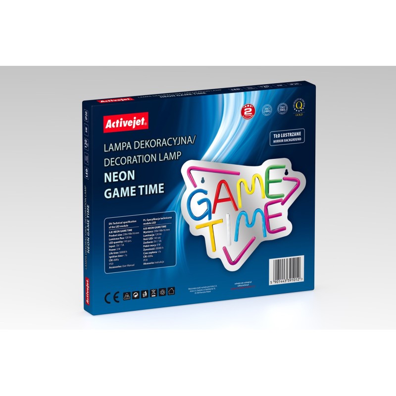 Activejet Neon LED AJE-NEON GAME TIME Activejet Neon LED AJE-NEON GAME TIME