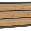 Topeshop M6 140 ANT/ART KPL chest of drawers
