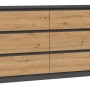 Topeshop M6 140 ANT/ART KPL chest of drawers
