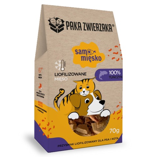 PAKA ZWIERZAKA Samo Mięsko Tuna - dog treat - 70g PAKA ZWIERZAKA Samo Mięsko Tuna - dog treat - 70g