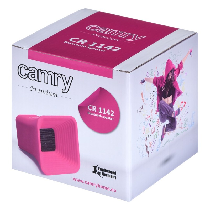 Camry Premium CR 1142 portable/party speaker Stereo portable speaker Black, Pink 3 W Camry Premium CR 1142 portable/party speaker Stereo portable speaker Black, Pink 3 W