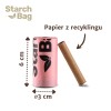 STARCHBAG BIO compostable poop bags lilac – 1x15 pcs