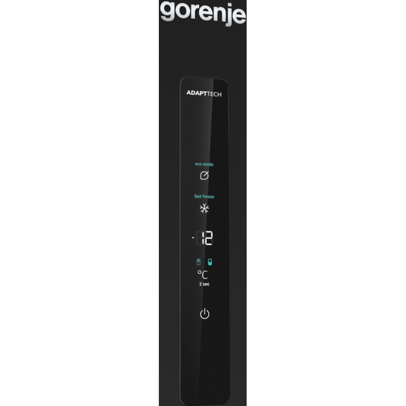 Gorenje NRK6192ABK4 fridge-freezer Freestanding 302 L E Black Gorenje NRK6192ABK4 fridge-freezer Freestanding 302 L E Black