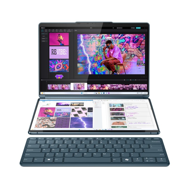 Lenovo Yoga Book 9 13IMU9 Intel Core Ultra 7 155U Hybrid (2-in-1) 33.8 cm (13.3 Lenovo Yoga Book 9 13IMU9 Intel Core Ultra 7 155U Hybrid (2-in-1) 33.8 cm (13.3