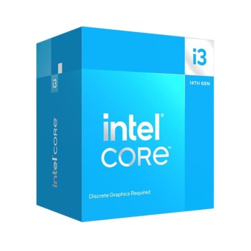 Intel Core i3-14100F processor 12 MB Smart Cache Box Intel Core i3-14100F processor 12 MB Smart Cache Box