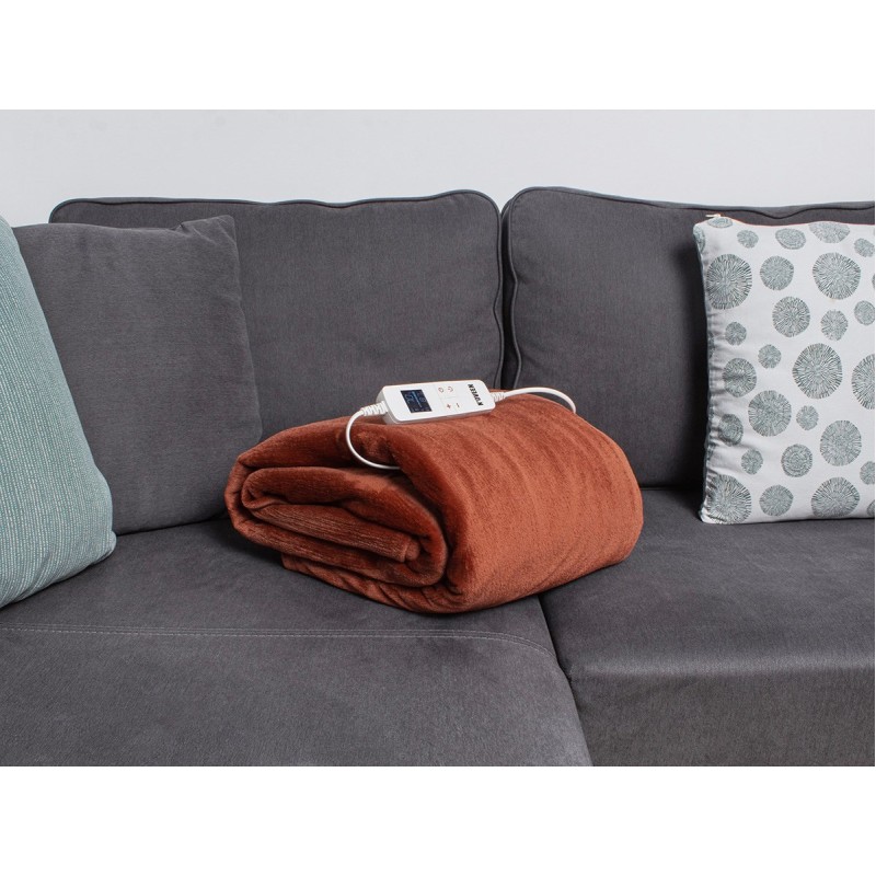 NOVEEN ELECTRIC BLANKET EB655 BROWN SUPER SOFT 180X130CM NOVEEN ELECTRIC BLANKET EB655 BROWN SUPER SOFT 180X130CM