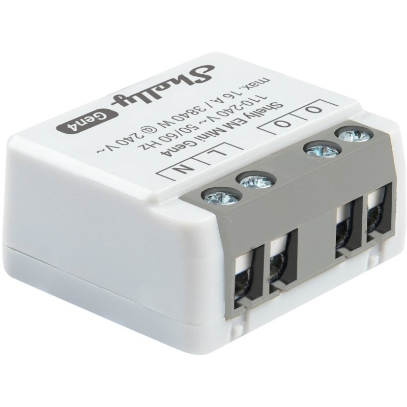 Shelly EM Mini Gen4 WiFi smart energy consumption monitor Shelly EM Mini Gen4 WiFi smart energy consumption monitor