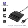Qoltec 50636 Intelligent Smart ID chip card reader SCR-0636 | USB type C Qoltec 50636 Intelligent Smart ID chip card reader SCR-0636 | USB type C