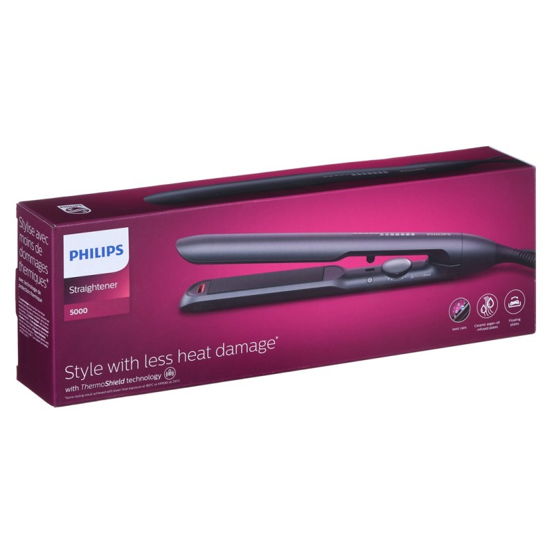 Philips 5000 series BHS510/00 hair styling tool Straightening iron Warm Black 1.8 m Philips 5000 series BHS510/00 hair styling tool Straightening iron Warm Black 1.8 m