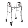 Four-wheeled wheelchair with brakes TIMAGO JMC-C 3223 Silver