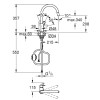 GROHE BauFlow single lever kitchen sink mixer Chomowany GROHE BauFlow single lever kitchen sink mixer Chomowany
