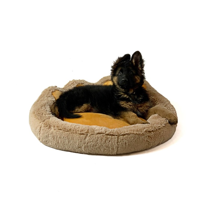 GO GIFT Dog and cat bed XXL - camel - 85x85 cm GO GIFT Dog and cat bed XXL - camel - 85x85 cm