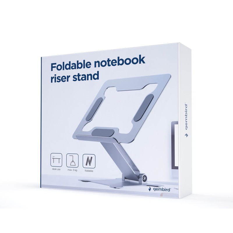 Gembird NBS-D1-03 laptop stand Silver 39.6 cm (15.6 Gembird NBS-D1-03 laptop stand Silver 39.6 cm (15.6