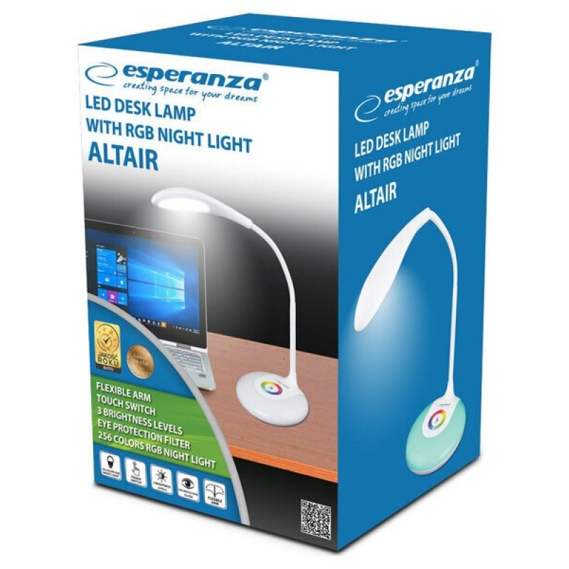 Esperanza ELD102 RGB desk lamp, 256 colors Esperanza ELD102 RGB desk lamp, 256 colors