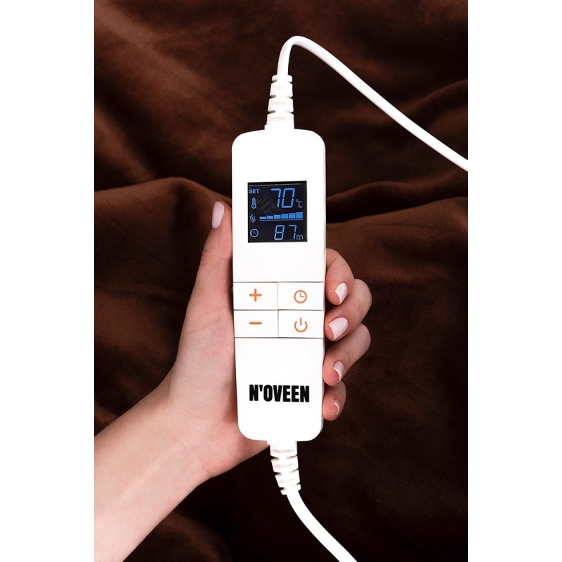NOVEEN ELECTRIC BLANKET EB655 BROWN SUPER SOFT 180X130CM NOVEEN ELECTRIC BLANKET EB655 BROWN SUPER SOFT 180X130CM
