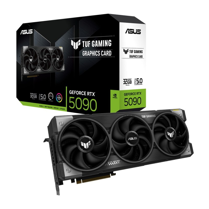 ASUS TUF Gaming TUF-RTX5090-32G-GAMING NVIDIA GeForce RTX 5090 32 GB GDDR7 ASUS TUF Gaming TUF-RTX5090-32G-GAMING NVIDIA GeForce RTX 5090 32 GB GDDR7