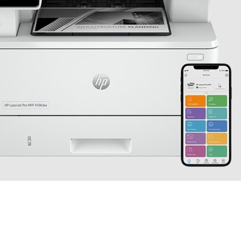 HP LaserJet Pro MFP 4102dw Printer Laser A4 1200 x 1200 DPI 40 ppm HP LaserJet Pro MFP 4102dw Printer Laser A4 1200 x 1200 DPI 40 ppm