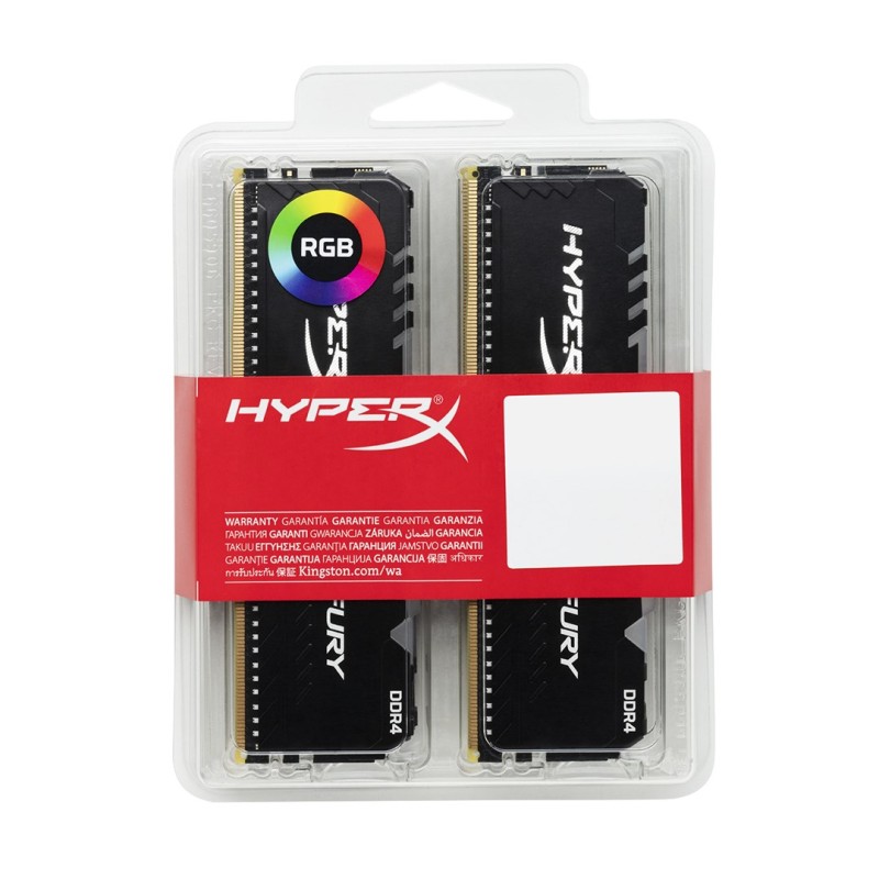 Kingston Technology FURY Beast 64GB 5600MT/s DDR5 CL36 DIMM (Kit of 2) RGB EXPO Kingston Technology FURY Beast 64GB 5600MT/s DDR5 CL36 DIMM (Kit of 2) RGB EXPO