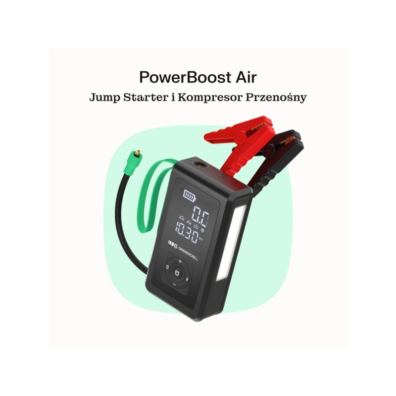 Green Cell CJSGC03 power bank Lithium-Ion (Li-Ion) 8000 mAh Black, Light Green Green Cell CJSGC03 power bank Lithium-Ion (Li-Ion) 8000 mAh Black, Light Green