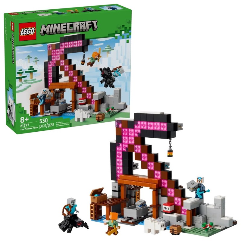 LEGO MINECRAFT 21277 The Pickaxe Mine LEGO MINECRAFT 21277 The Pickaxe Mine