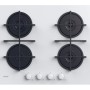 Candy CVG6WW White Built-in 59 cm Gas 4 zone(s)