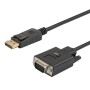 SAVIO DisplayPort (M) – VGA (M) Cable 1.8m CL-92 1.8m VGA (D-Sub) Black