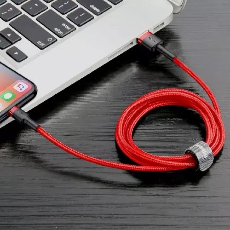 Baseus CALKLF-C09 lightning cable 2 m Red Baseus CALKLF-C09 lightning cable 2 m Red