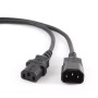 Gembird PC-189 power cable Black C14 coupler