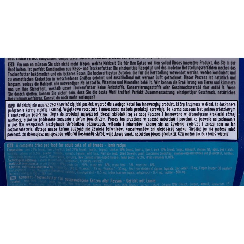 DOLINA NOTECI Superfood Lamb - Dry Cat Food - 1 kg