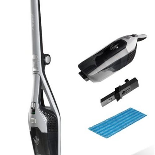 Concept VP4201 stick vacuum/electric broom 2-in-1 stick vacuum AC Dry&wet Bagless 0.6 L 90 W Black, Silver