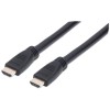 Manhattan HDMI 4K@60Hz Cable with Ethernet - CL3 rated, 10m, Suitable for In-Wall use, For ALL 4K & 1080p/HD uses - when upgrading now or have it ready for when you need it, Male to Male, Black, Ultra HD 4k x 2k, Lifetime Warranty, Premium High Speed