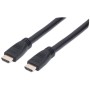 Manhattan HDMI 4K@60Hz Cable with Ethernet - CL3 rated, 10m, Suitable for In-Wall use, For ALL 4K & 1080p/HD uses - when upgrading now or have it ready for when you need it, Male to Male, Black, Ultra HD 4k x 2k, Lifetime Warranty, Premium High Speed