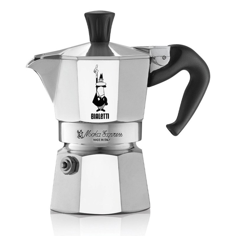 Bialetti Moka Express Moka pot Aluminium, Black
