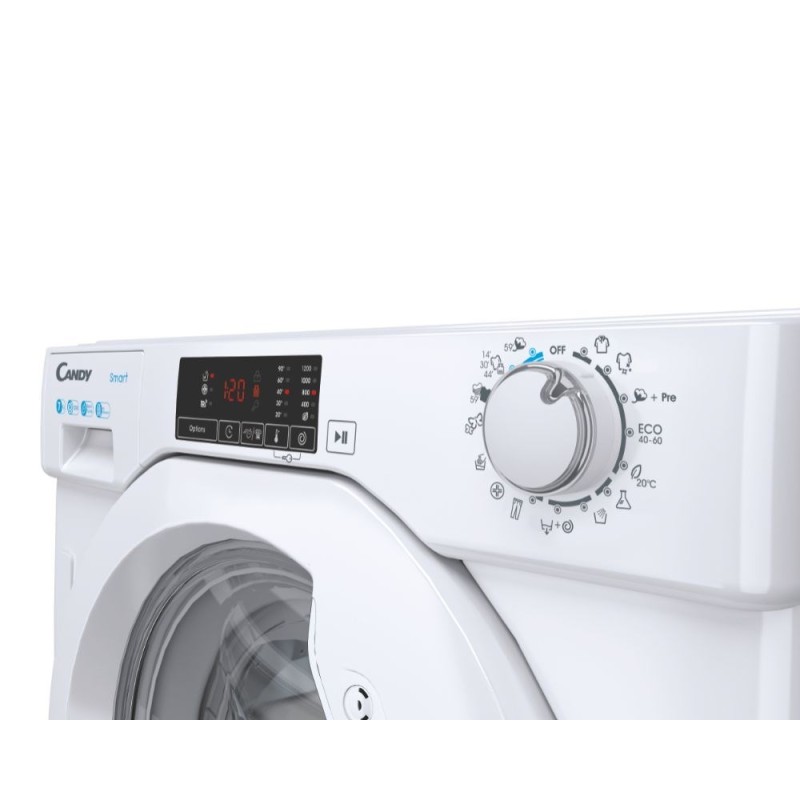Candy Smart CBW 27D1E-S washing machine Front-load 7 kg 1200 RPM White Candy Smart CBW 27D1E-S washing machine Front-load 7 kg 1200 RPM White