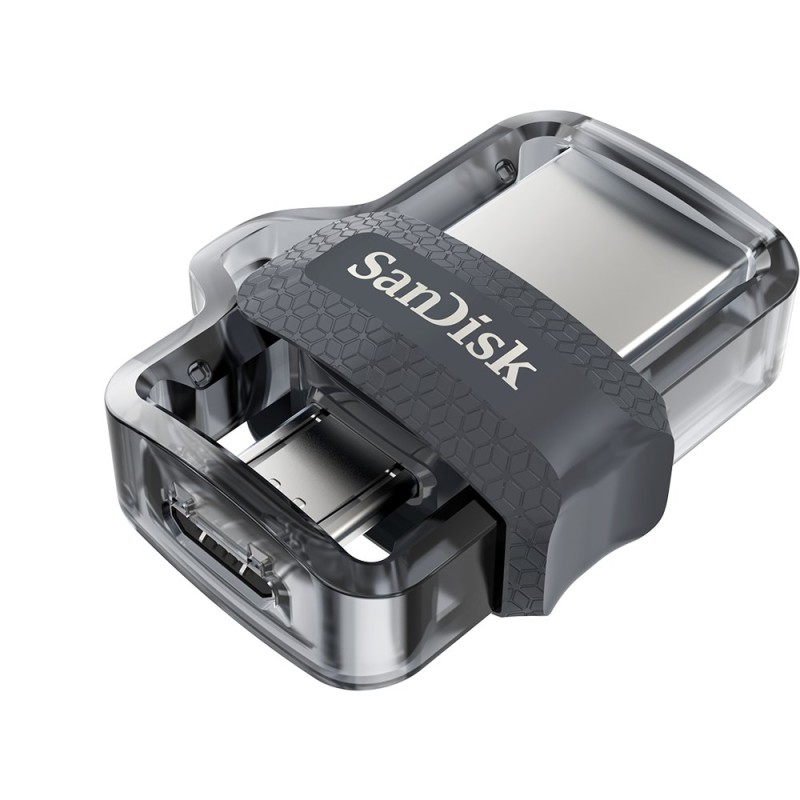 SanDisk Ultra Dual m3.0 USB flash drive 256 GB USB Type-A / Micro-USB 3.2 Gen 1 (3.1 Gen 1) Black, Silver, Transparent SanDisk Ultra Dual m3.0 USB flash drive 256 GB USB Type-A / Micro-USB 3.2 Gen 1 (3.1 Gen 1) Black, Silver, Transparent