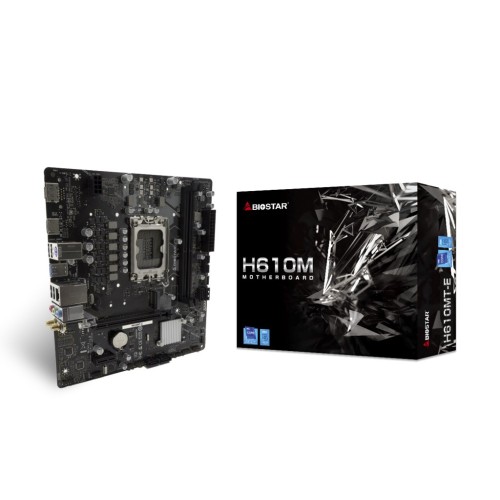Biostar H610MT-E motherboard Intel H610 LGA 1700 micro ATX Biostar H610MT-E motherboard Intel H610 LGA 1700 micro ATX