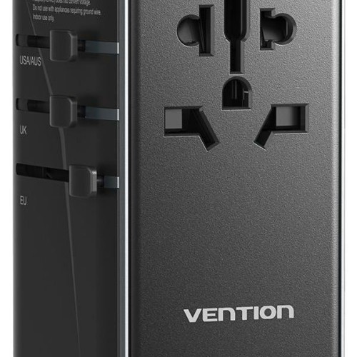 Adapter with Vention 100W charger 1xUSB-A 3xUSB-C