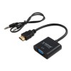 SAVIO HDMI (M) – VGA (F) Adapter with audio CL-23/B Black