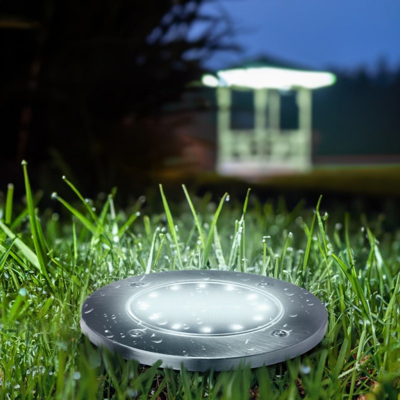 Maclean MCE318 LED Solar Pathway Lights with Ground Spike 12 LED SMD Neutral White 4000K 0.7 W Solar Lamp for Outdoor Path Light Garden Lights IP44 Maclean MCE318 LED Solar Pathway Lights with Ground Spike 12 LED SMD Neutral White 4000K 0.7 W Solar Lamp for Outdoor Path Light Garden Lights IP44