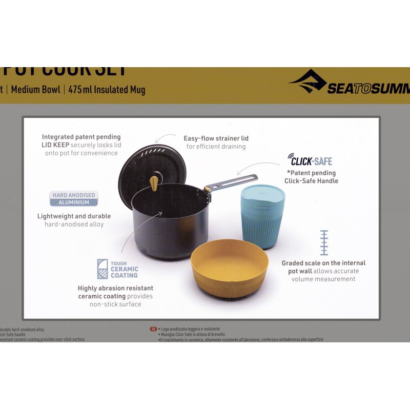 Sea To Summit Frontier UL 1 P Pot Set Sea To Summit Frontier UL 1 P Pot Set