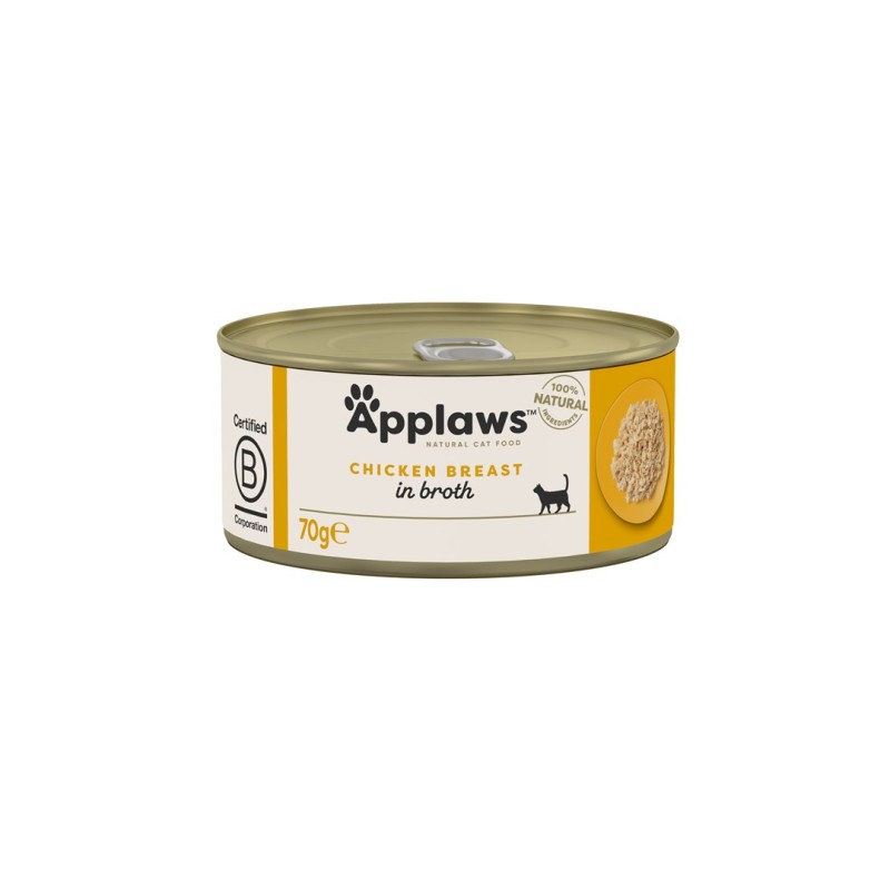 APPLAWS Chicken Breast in Broth - wet cat food - 6x70g APPLAWS Chicken Breast in Broth - wet cat food - 6x70g