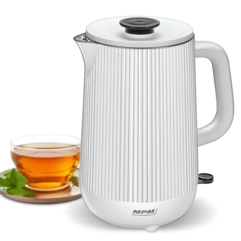 MPM MCZ-115 electric kettle 1.5 L 1800 W White