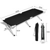 PROMIS Camping, tourist and camping bed, foldable, navy blue PROMIS Camping, tourist and camping bed, foldable, navy blue